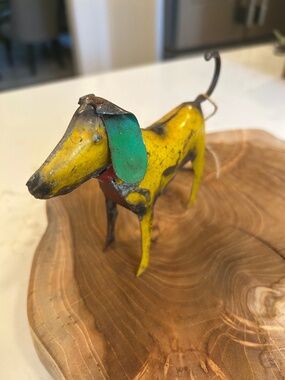 HomArt unique recycled metal dog